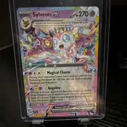 Pokemon Sylveon ex Full Art Holo 086/191 Sv08 Surging Sparks 270HP English - Image 1