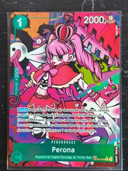 One Piece TCG OPTCG PERONA OP09-034 Treasure Rare TR French FR - Image 1