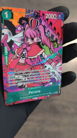 One Piece TCG OPTCG PERONA OP09-034 Treasure Rare TR French FR - Image 2