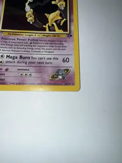 Pokemon Alakazam Sabrina's 16/132 Holographic Rare Gym Challenge TCG Card - Image 4