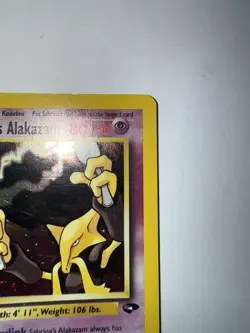 Pokemon Alakazam Sabrina's 16/132 Holographic Rare Gym Challenge TCG Card - Image 5