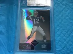 2004 Leaf Limited Platinum Spotlight #93 Tom Brady SN# 1/1 Here it is! BGS 9 Too - Image 1