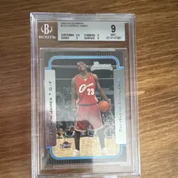 LeBron James 2003-04 Bowman Rookies & Stars #123 Rookie BGS 9 Cavs - Image 1