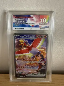 Ethans Ho-Oh EX 230/182 Destined Rivals Ace 10 Pokemon - PERFECT SUBGRADE - Image 1