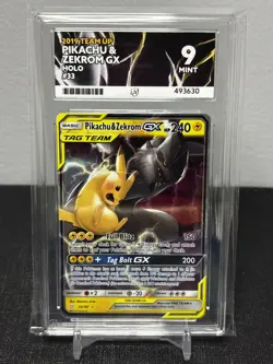Pokemon 2019 SM Team Up Pikachu Zekrom GX Card 33/181 English Ace 9 - Image 1