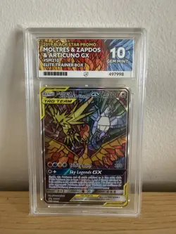 Moltres & Zapdos & Articuno GX SM210 | Promo | Ace 10 - PERFECT SUBGRADES !! - Image 1