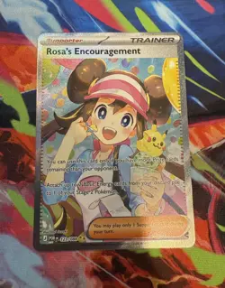 Pokemon TCG Rosa's Encouragement 123/088 Perfect Order Special Illustration Rare - Image 1