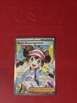 Pokemon TCG Rosa's Encouragement 123/088 Perfect Order Special Illustration Rare - Image 1