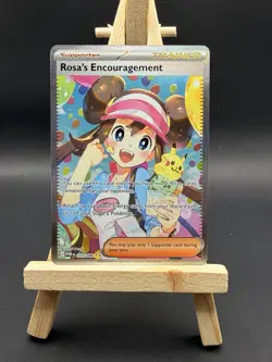 Pokemon TCG Rosa's Encouragement 123/088 Perfect Order Special Illustration Rare - Image 1