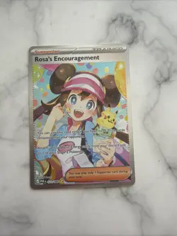 Pokemon TCG Rosa's Encouragement 123/088 Perfect Order Special Illustration Rare - Image 1