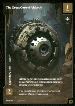 The Great Core of Alderok Legendary Item Mythic Existence Wonders of the First - Image 1