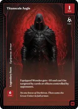 Titanscale Aegis 066/401 Legendary Item Mythic Existence Wonders of the First - Image 1