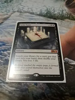 MTG Grim Tutor M21 #103 Mythic Card M/NM Condition - Image 1