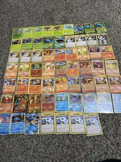 Pokemon TCG 61 Card Lot charizard venusaur and blastoise conditions vary - Image 1