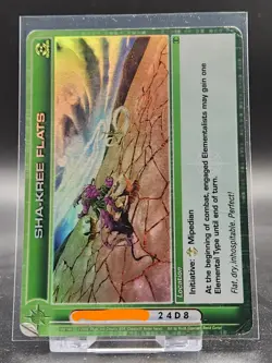 Chaotic Card : Sha-kree Flats First Edition Zoth Super Rare Location Dmg - Image 1