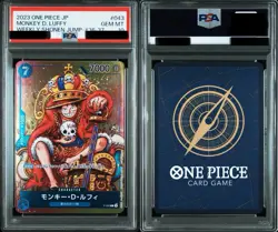 PSA 10 One Piece card Japanese Promo P-043 MONKEY D. LUFFY WEEKLY SHONEN JUMP - Image 4