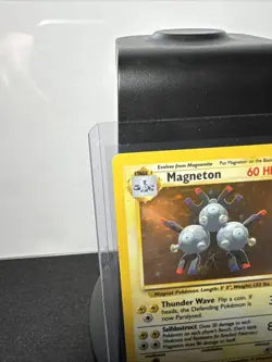 Pokemon TCG Magneton Base Set Holo Unlimited Rare Card 9/102 WOTC - Image 2