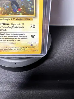 Pokemon TCG Magneton Base Set Holo Unlimited Rare Card 9/102 WOTC - Image 4