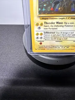 Pokemon TCG Magneton Base Set Holo Unlimited Rare Card 9/102 WOTC - Image 5