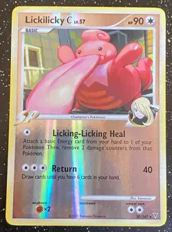 Pokemon TCG - Lickilicky C 30/147 - Supreme Victors (2009) - Reverse Holo NM/LP - Image 1