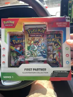 First Partner Illustration Collection - Pokemon Series 1 2026 in hand - Image 3