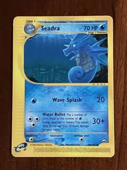 Seadra 58/147 Non Holo Aquapolis E-Reader Pokemon TCG - Image 1