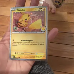 2026 Pokemon Day 30th Anniversary Pikachu 051 Stamped Promo w/ Swirl! - Image 2