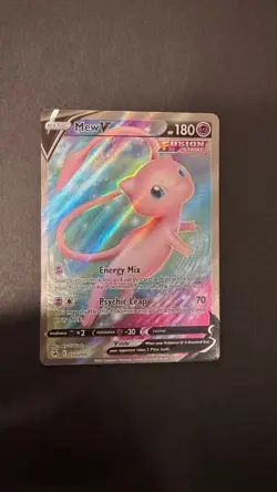 Mew V (Full Art) 250/264 Pokemon SWSH08: Fusion Strike Holo Ultra Rare NM - Image 1