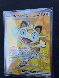 Pokemon TCG - Meowth ex ME03: Perfect Order 107/088 NM - Image 1