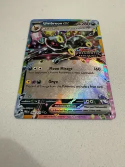 Pokemon Umbreon ex 065/131 Prismatic Evolutions Stamped NM Gradeable - Image 2