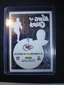 2023 Panini Illusions - King of Cards Patrick Mahomes II #12 Pack Fresh GRADE ME - Image 2