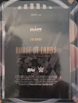 2026 Topps Chrome WWE House of Cards SSP Case Hit Sheamus #HOC-10 - Image 2