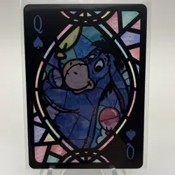 Disney Eeyore Queen of Spades Winnie the Pooh Non-Sport Trading Card - Image 1