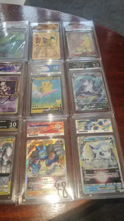 Graded pokemon card bundle(12) , tag teams,celebrations 2025, destined rACE 10s - Image 3