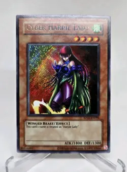 Cyber Harpie Lady RP01-EN096 Retro Pack Unlimited, Secret Rare, NM - Image 1