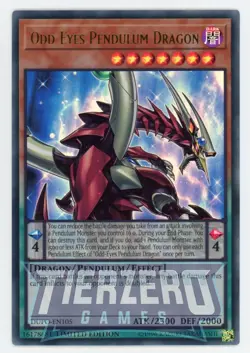 Yugioh Odd-Eyes Pendulum Dragon DUPO-EN105 Ultra Rare Limited Edition NM/LP - Image 1