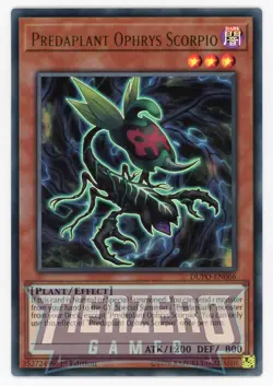 Yugioh Predaplant Ophrys Scorpio DUPO-EN066 Ultra Rare 1st Edition NM/LP - Image 1
