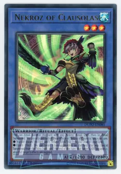 Yugioh Nekroz of Clausolas DUPO-EN085 Ultra Rare 1st Edition NM/LP - Image 1