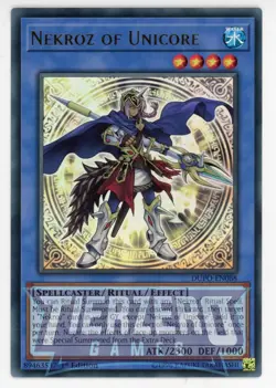 Yugioh Nekroz of Unicore DUPO-EN088 Ultra Rare 1st Edition NM/LP - Image 1