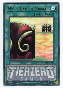 Yugioh Magic Gate of Miracles DUPO-EN019 Ultra Rare 1st Edition NM/LP - Image 1