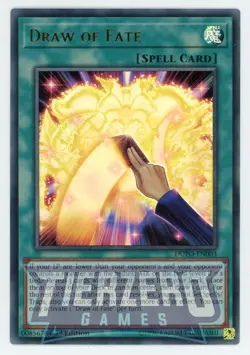Yugioh Draw of Fate DUPO-EN003 Ultra Rare 1st Edition NM/LP - Image 1