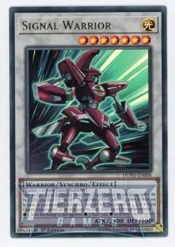 Yugioh Signal Warrior DUPO-EN006 Ultra Rare 1st Edition NM/LP - Image 1