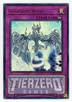 Yugioh Stardust Wish DUPO-EN007 Ultra Rare 1st Edition NM/LP - Image 1