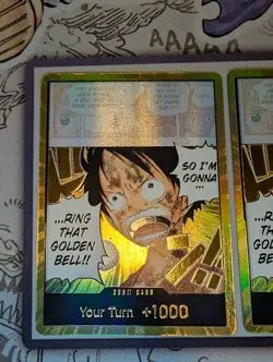 One Piece TCG Gold DON!! Luffy Ring That Golden Bell OP15-EB04 Playset x5 NM ENG - Image 3