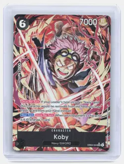 Koby (Alternate Art) EB04-044 Super Rare Adventure on Kami's Island One Piece NM - Image 1