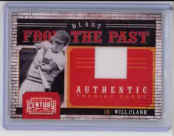 2010 Century Collection Blast from the Past Materials Jerseys Will Clark /250 - Image 1