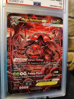 Pokemon Card M.Venusaur EX SAR Signed UV Italian Artist F.C 1 Of 33 - Image 4
