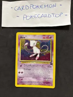 Pokemon Card Mew 9-promo-ita-Black Star Wizard-Holo-Nm/mint! - Image 1