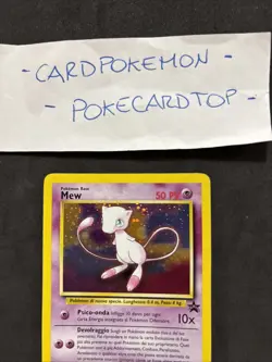 Pokemon Card Mew 9-promo-ita-Black Star Wizard-Holo-Nm/mint! - Image 2