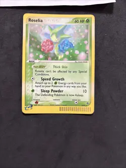 Pokemon Card Roselia 9/97-ex dragon-Eng-Holo-Good! - Image 3